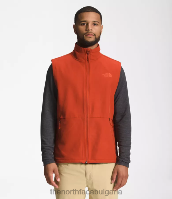 облекло The North Face жилетка camden soft shell ръждясал бронз тъмен пирен мъже 40DF0646