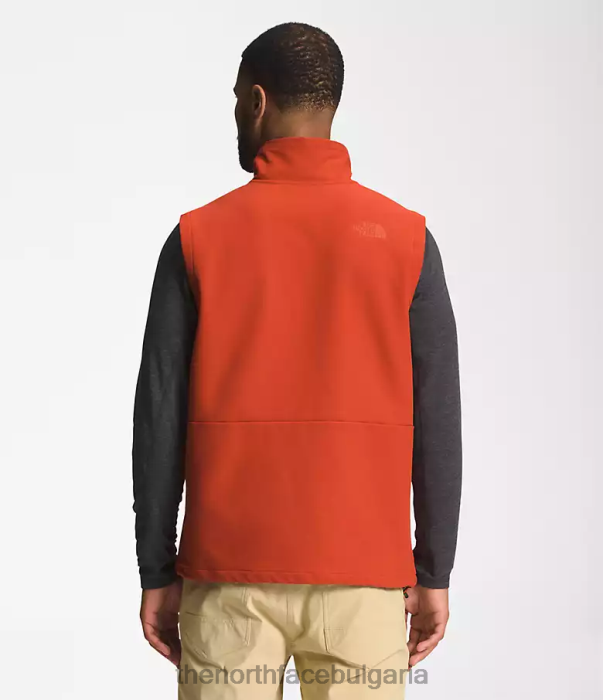 облекло The North Face жилетка camden soft shell ръждясал бронз тъмен пирен мъже 40DF0646