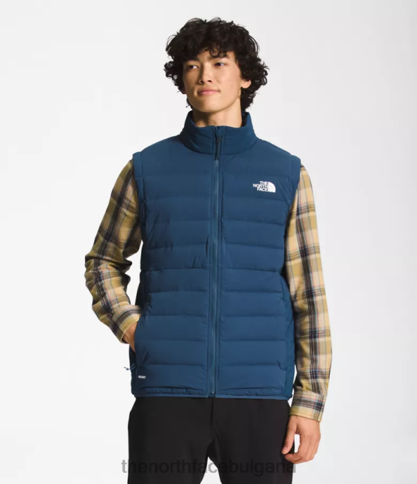облекло The North Face разтегателна жилетка belleview сенчесто синьо мъже 40DF01034