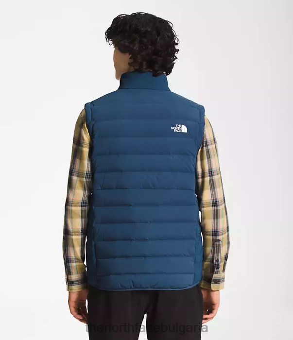 облекло The North Face разтегателна жилетка belleview сенчесто синьо мъже 40DF01034