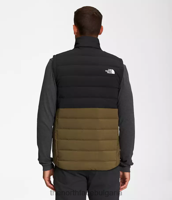 облекло The North Face разтегателна жилетка belleview tnf черна/военна маслина мъже 40DF01032