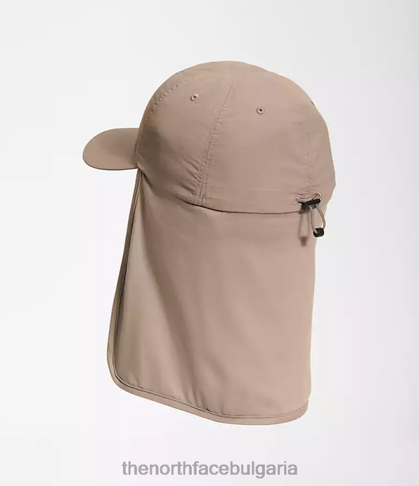 аксесоар The North Face шапка хоризонтален слънцезащитен щит дюнно бежово унисекс 40DF0366