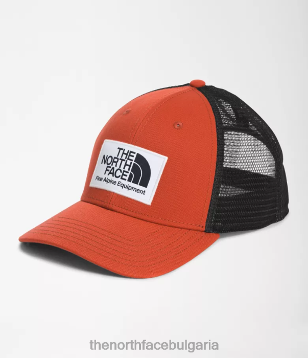 аксесоар The North Face дълбоко прилепнала капачка за шофьор на камион ръждясал бронз унисекс 40DF0722