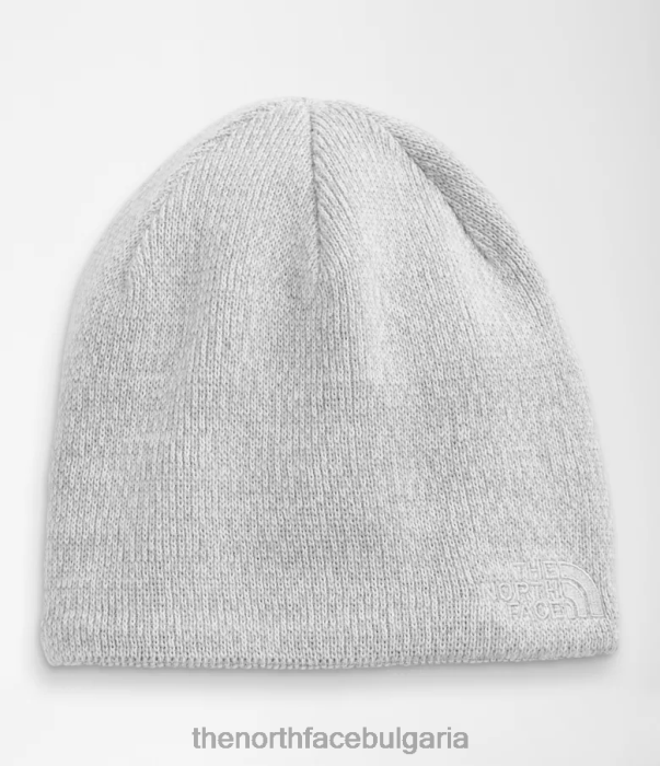 аксесоар The North Face Джим шапка tnf светлосив хедър унисекс 40DF01012