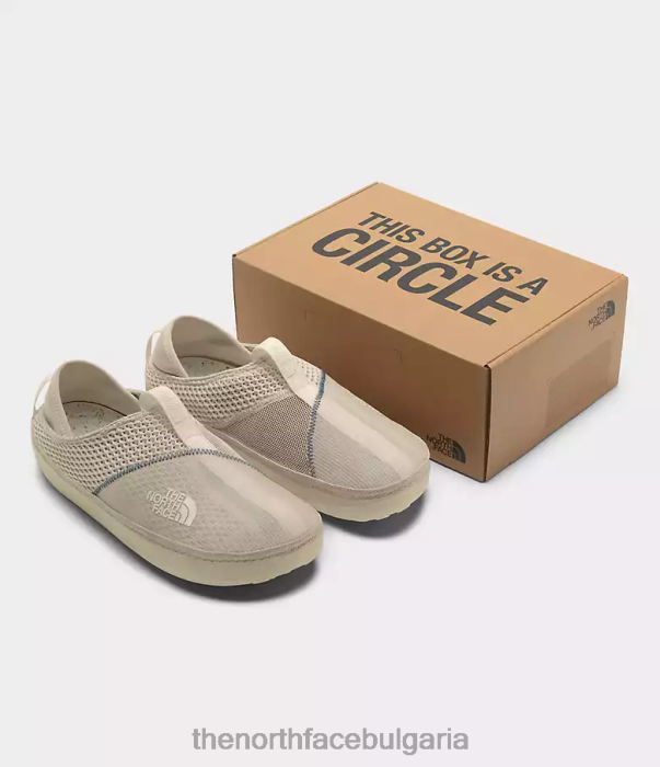 обувки The North Face мулета от базовия лагер пясъчник/гардения бяла унисекс 40DF0425